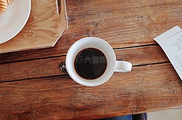 咖啡,表,杯