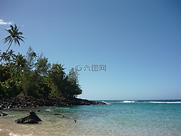 考艾島,海灘,夏威夷