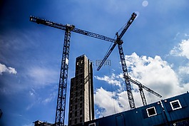 建設(shè),起重機(jī),建筑施工