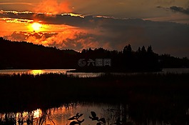 日落,湖,性質(zhì)