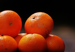 橘子,圓潤(rùn)的,vitaminhaltig
