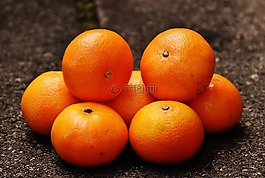 橘子,圓潤(rùn)的,vitaminhaltig