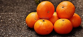 橘子,圓潤(rùn)的,vitaminhaltig