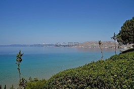 海,灣,希臘