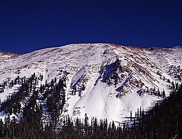山,雪,冬天