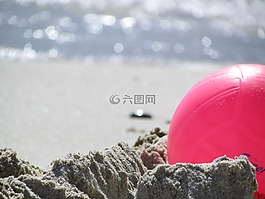 海,海灘,砂
