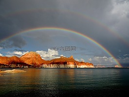 彩虹,鲍威尔湖,帕德里海湾