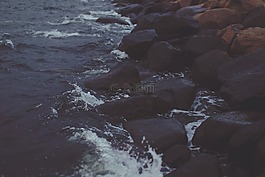 巖,波,水
