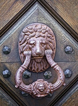 doorknocker,呼叫等待,金屬