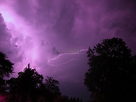 閃電,天氣光,風(fēng)暴