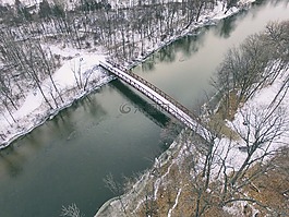 橋,水,液體