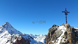 山,高山,巖