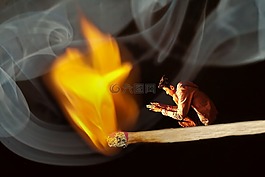 火焰,熱,黑暗