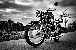 摩托車,寶馬,景觀