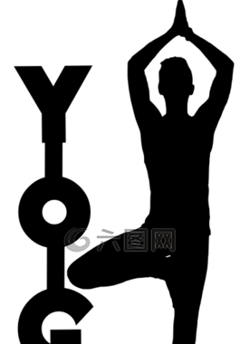 側(cè)影,瑜伽,男子
