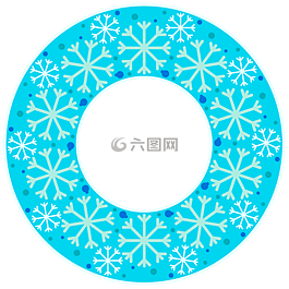 雪花框架,帧,边境