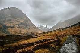 苏格兰,景观,卡格
