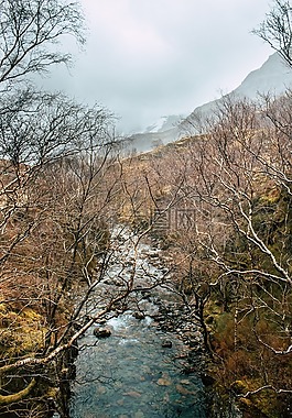 苏格兰,景观,卡格