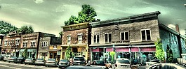 市中心,鎮(zhèn),建筑物