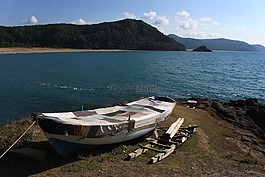 船,海洋,景觀