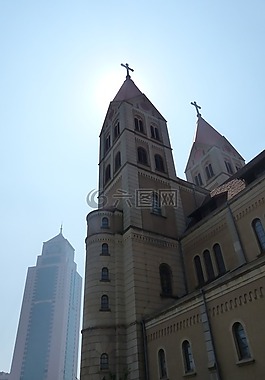 教會,中國,天空