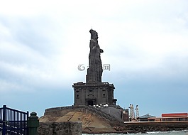 thiruvalluvar 雕像,石,雕塑