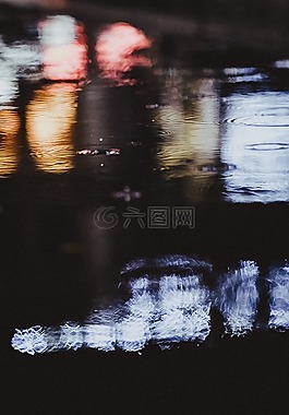 水,滴,液體