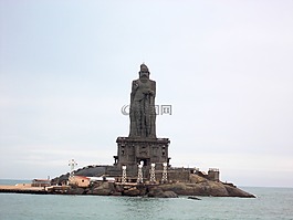 thiruvalluvar 雕像,石,雕塑