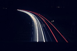 長時間曝光,車,交通