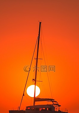 海,日落,太陽(yáng)