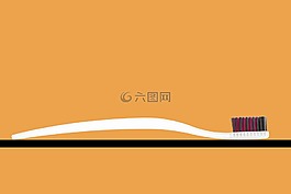 牙刷,白,清潔
