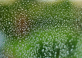 滴水滴,窗格,玻璃