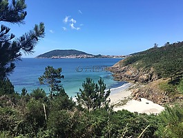 天堂,海灘,島
