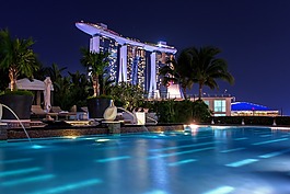 新加坡,夜,架構