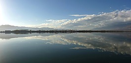 水,自然,全景