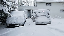 冬天,雪,雪堆