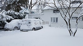冬天,雪,雪堆