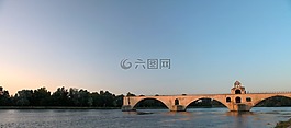 夕陽,斷橋,阿維尼翁的橋