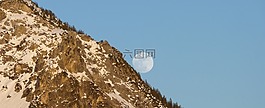 月球,出現(xiàn),山