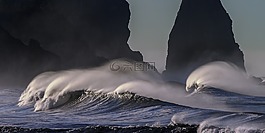 海灘,太平洋沿岸,海洋