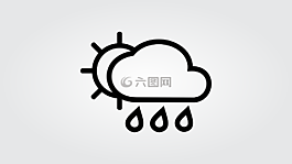 太陽,云,雨