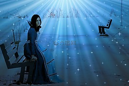 女孩,公主,故事