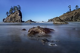 海滩,太平洋沿岸,海洋