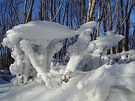 冬季,河,冰
