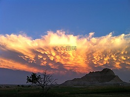 mammatus 云,mammatocumulus,天空