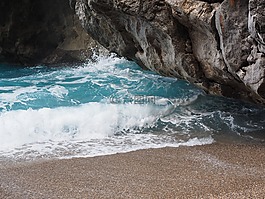 海,波,海灘