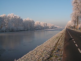 荷蘭,河,水