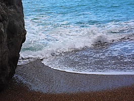 海,波,海灘
