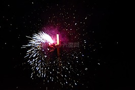 火,煙花爆竹,太陽