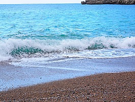 海,波,海灘